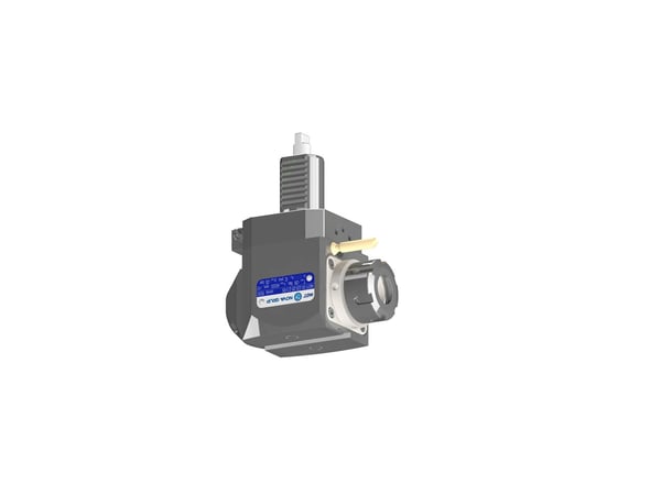 VDI 30, angular tool holder, coupling DIN 1809, with internal cooling