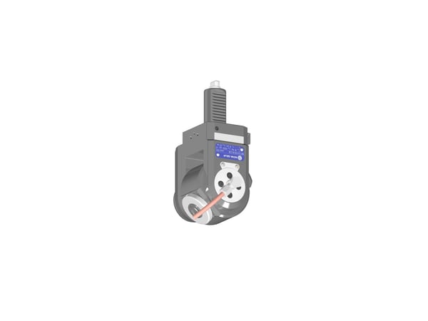 VDI 30, variable angle tool holder, coupling FLAT(~DIN 1809), with internal cooling