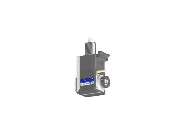 VDI 40, angular tool holder, coupling DIN 1809, no internal cooling