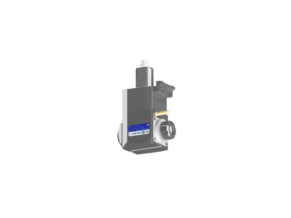 VDI 40, angular tool holder, coupling DIN 1809, with internal cooling