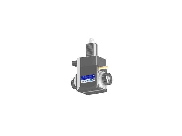 VDI 40, angular tool holder, coupling DIN 1809, with 80bar internal cooling