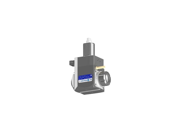VDI 40, angular tool holder, coupling DIN 1809, with internal cooling