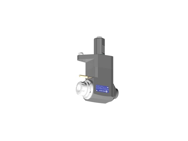 VDI 40, angular tool holder, coupling FLAT(~DIN 1809), with 80bar internal cooling