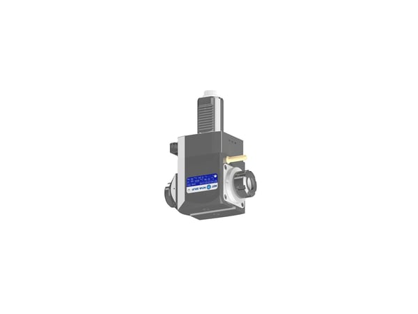 VDI 40, angular tool holder, coupling DIN 5480, with 80bar internal cooling