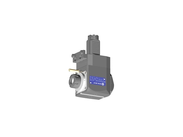 VDI 40, angular tool holder, coupling TOEM, with internal cooling