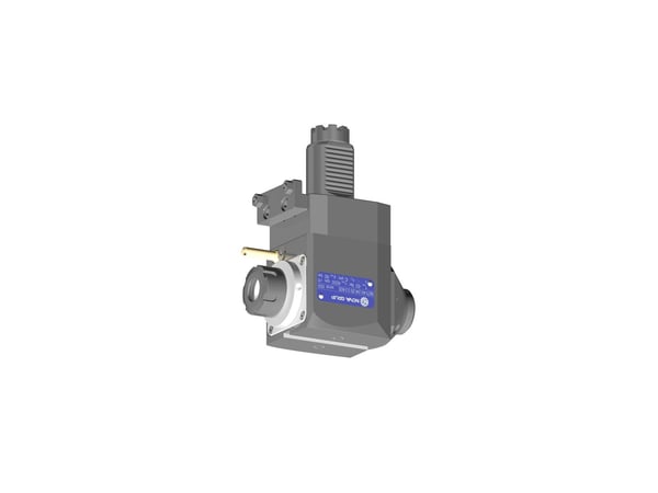 VDI 40, angular tool holder, coupling TOEM, with 80bar internal cooling