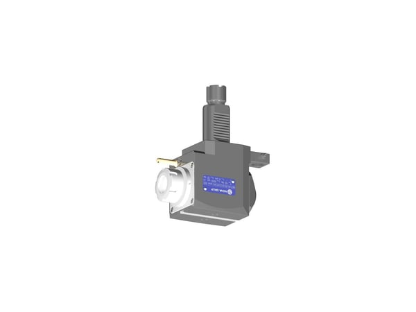 VDI 40, angular tool holder, coupling Okuma, with internal cooling, same rotation