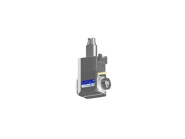 VDI 40, angular tool holder, coupling DOG CLUTCH, no internal cooling