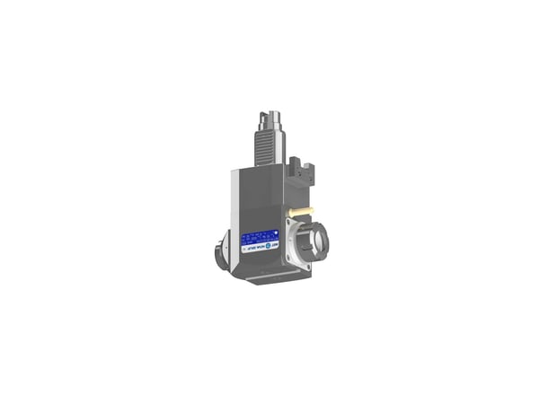 VDI 40, angular tool holder, coupling DOG CLUTCH, with 80bar internal cooling