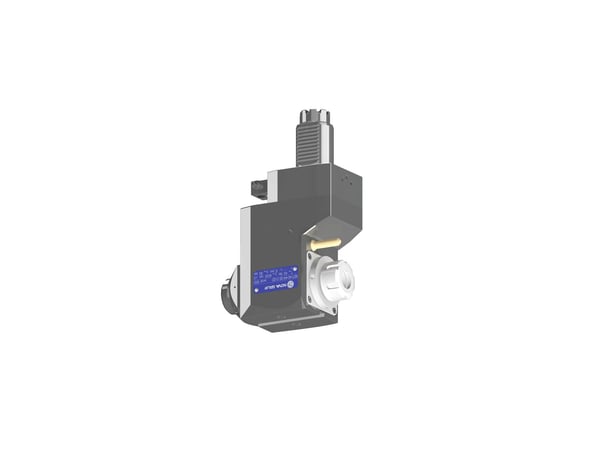 VDI 40, angular&offset tool holder, coupling TOEM, with 80bar internal cooling