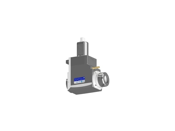VDI 50, angular tool holder, coupling DIN 1809, with internal cooling