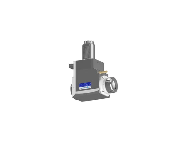 VDI 50, angular tool holder, coupling TOEM, with internal cooling