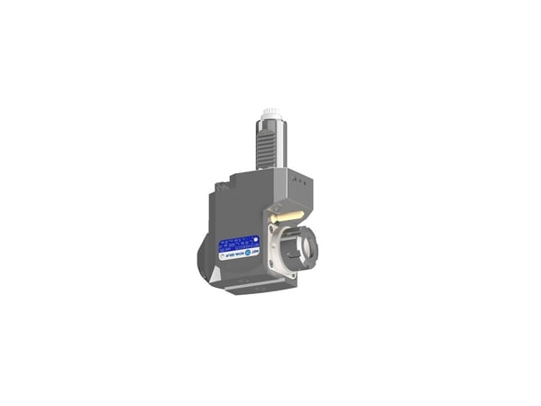 VDI 30, angular&offset tool holder, coupling DIN 5480, with internal cooling