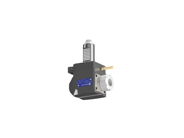 VDI 30, angular tool holder, coupling DIN 5480, with internal cooling