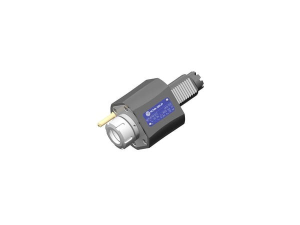 VDI 40, straight tool holder, coupling TOEM, with internal cooling