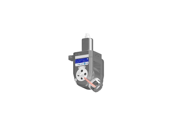 VDI 40, variable angle tool holder, coupling DIN 1809, no internal cooling