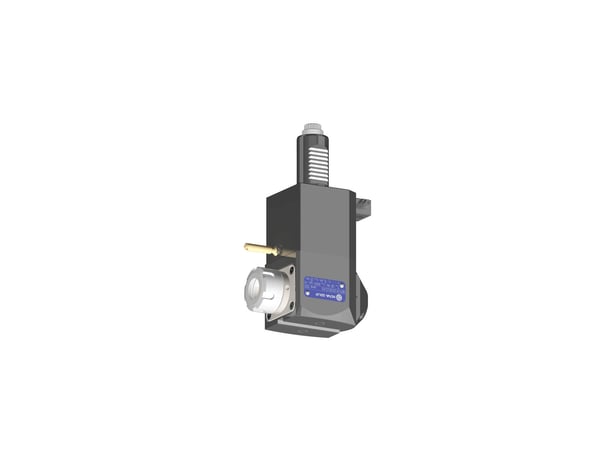 VDI 30, angular tool holder, coupling DIN 5480, with internal cooling