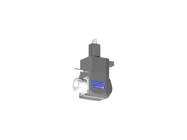 VDI 40, angular tool holder, coupling DIN 1809, with internal cooling