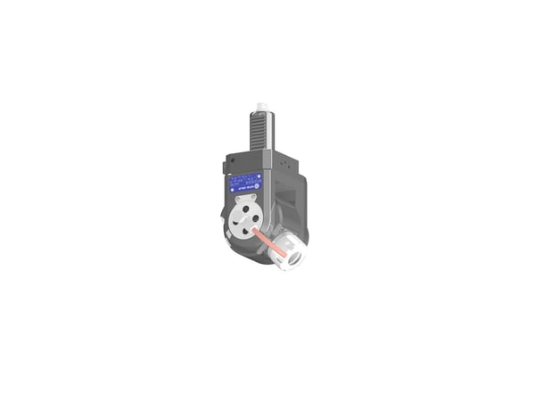VDI 30, variable angle tool holder, coupling FLAT(~DIN 1809), with internal cooling