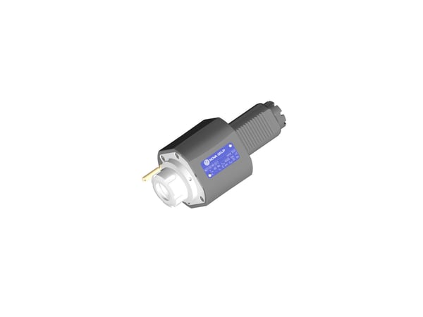 VDI 50, straight tool holder, coupling TOEM, with internal cooling