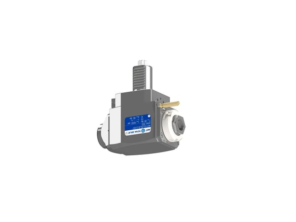 VDI 30, angular tool holder, coupling DIN 5482, with 80bar internal cooling with Tapered roller bearings