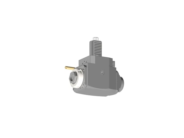 VDI 30, angular tool holder, coupling DIN 5482, with 80bar internal cooling with Tapered roller bearings