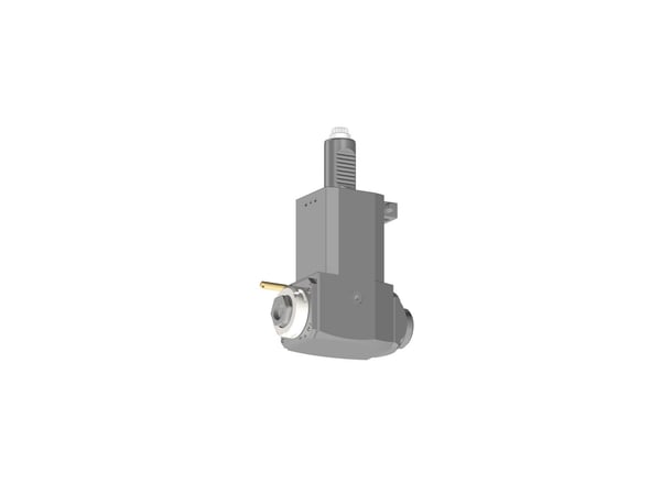 VDI 30, angular tool holder, coupling DIN 5480, with internal cooling with Tapered roller bearings