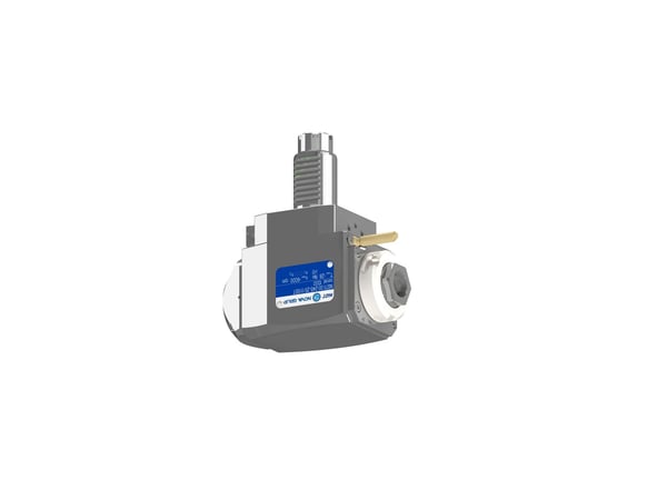 VDI 30, angular tool holder, coupling TOEM, no internal cooling with Tapered roller bearings