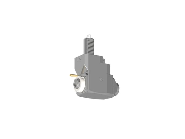 VDI 30, angular&offset tool holder, coupling FLAT(~DIN 1809), with 80bar internal cooling with Tapered roller bearings