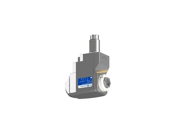 VDI 30, angular&offset tool holder, coupling TOEM, with internal cooling with Tapered roller bearings