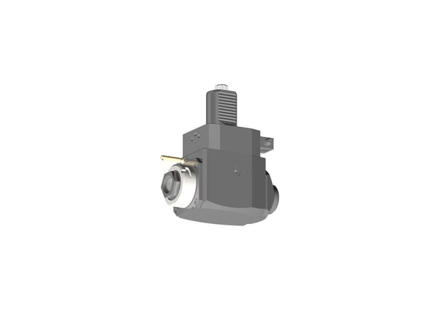 VDI 40, angular tool holder, coupling DIN 5482, with 80bar internal cooling, with tapered roller bearings