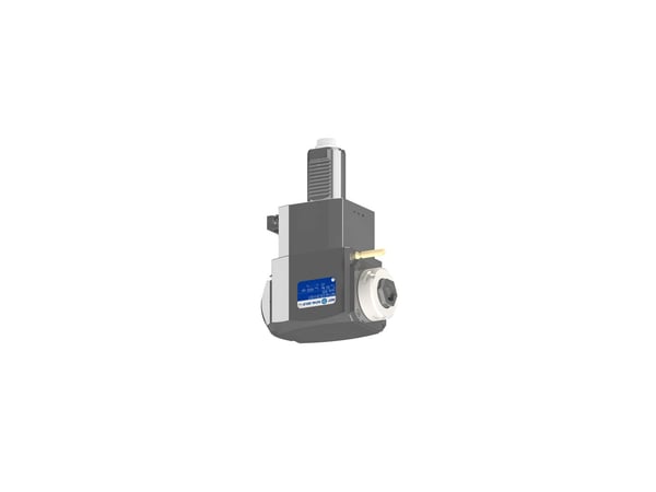 VDI 40, angular tool holder, coupling DIN 5480, no internal cooling, with tapered roller bearings