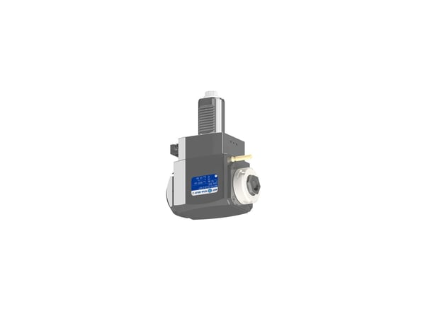 VDI 40, angular tool holder, coupling DIN 5480, with internal cooling, with tapered roller bearings