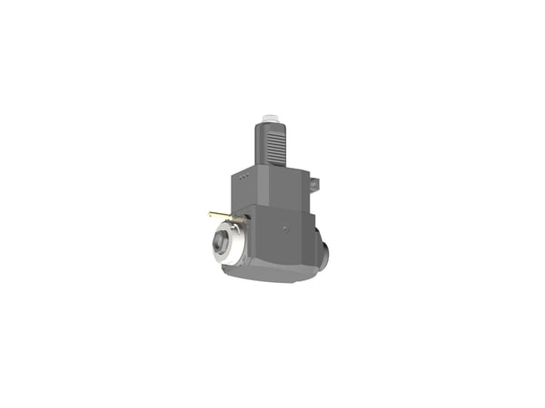 VDI 40, angular tool holder, coupling DIN 5480, with 80bar internal cooling, with tapered roller bearings