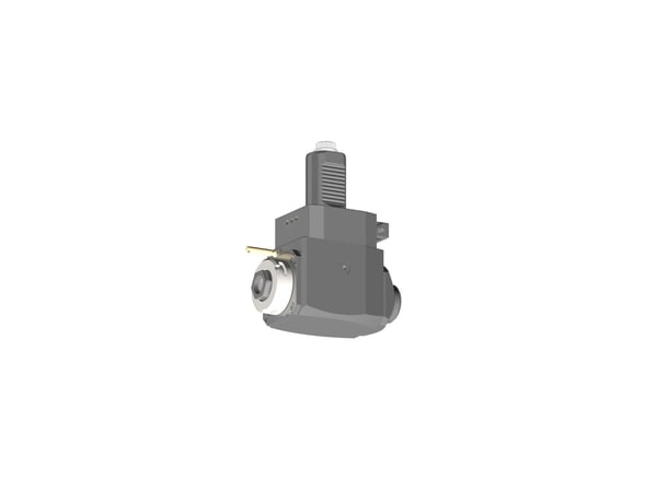 VDI 40, angular tool holder, coupling DIN 5480, with 80bar internal cooling, with tapered roller bearings