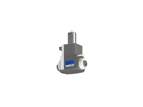 VDI 40, angular tool holder, coupling DIN 5480, with 80bar internal cooling, with tapered roller bearings