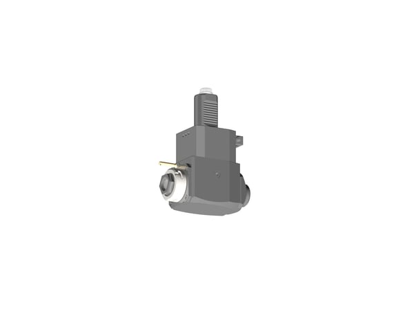 VDI 40, angular tool holder, coupling DIN 5480, with 80bar internal cooling, with tapered roller bearings