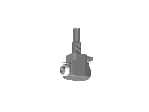 VDI 40, angular tool holder, coupling HAAS, no internal cooling, with tapered roller bearings