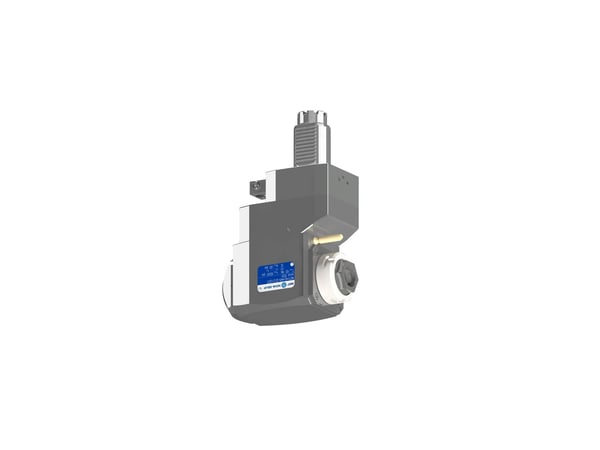 VDI 40, angular&offset tool holder, coupling TOEM, with internal cooling, with tapered roller bearings