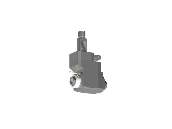 VDI 40, angular&offset tool holder, coupling Okuma, with 80bar internal cooling, with tapered roller bearings