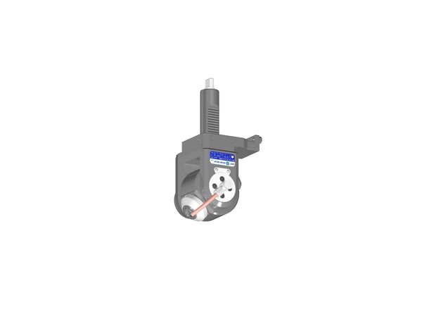 VDI 30, variable angle tool holder, coupling FLAT(~DIN 1809), with internal cooling