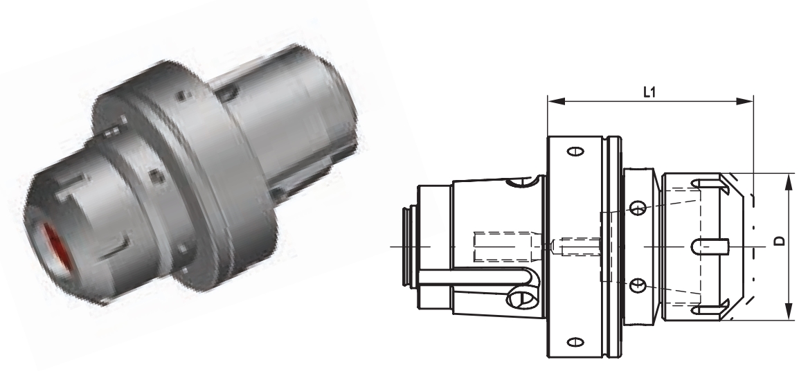 mi 40 Tapping tool tutucu GB — Ürün Fotoğrafı