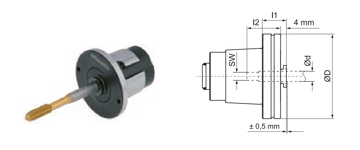 mi 50 Tapping tool tutucu SYNAX — Ürün Fotoğrafı