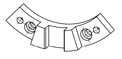 Standard Stop Blok A65 yarı mamul — HSK63, SK40, BT40, CAT40, ... — Ürün Fotoğrafı