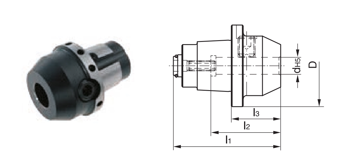 mi 63 tool tutucu DIN 1835-B Weldon — Ürün Fotoğrafı