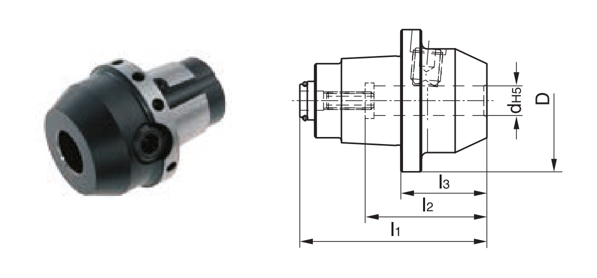 mi 63 tool tutucu DIN 1835-E Whistle Notch — Ürün Fotoğrafı