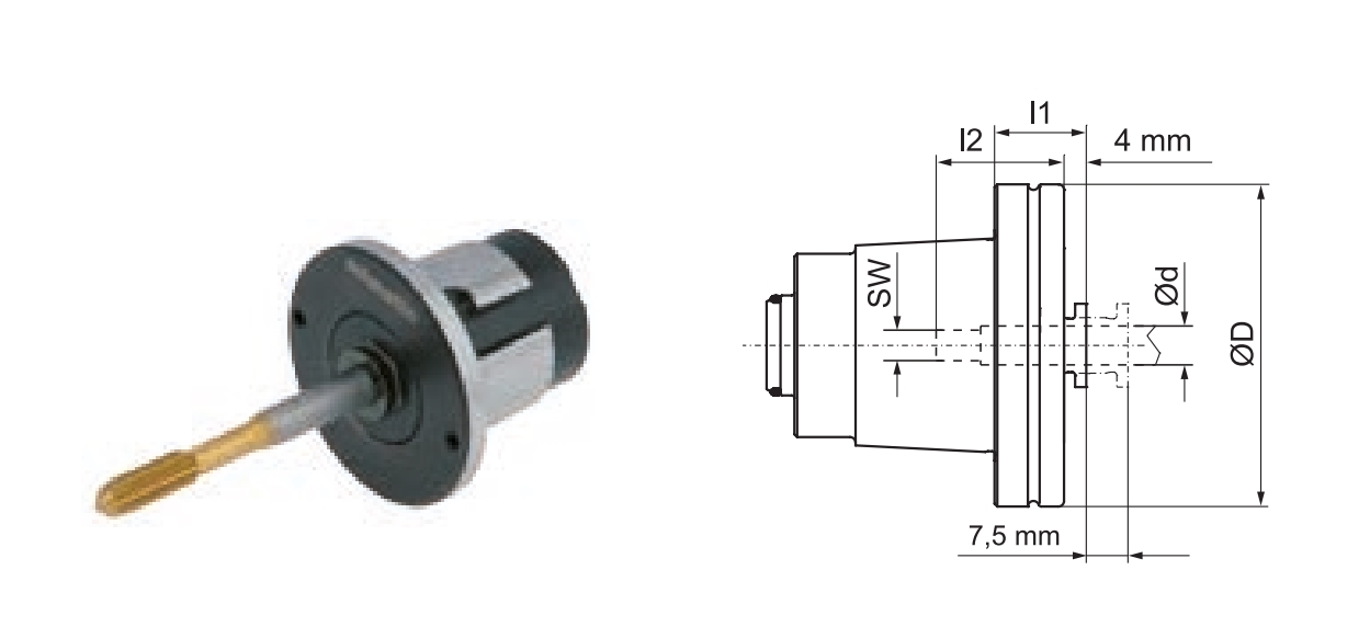 mi 40 Tapping tool tutucu SYNAX — Ürün Fotoğrafı