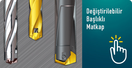 Değiştirilebilir Başlıklı Matkap-tkt